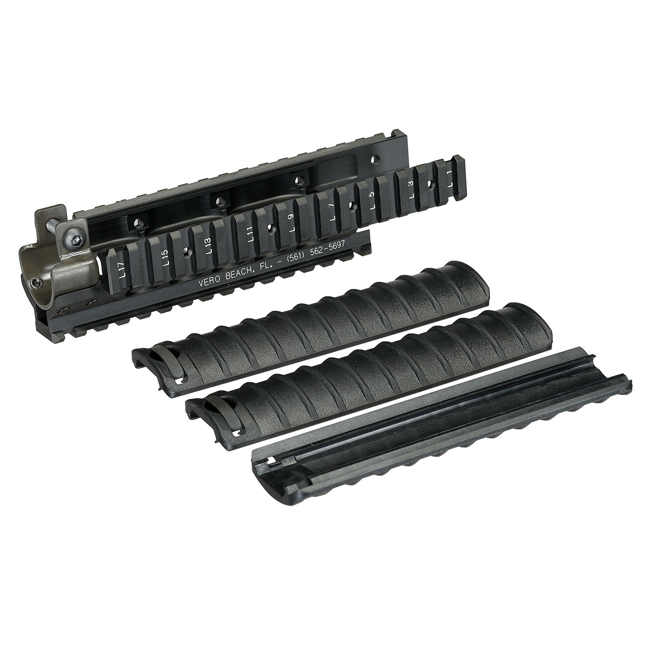VFC MP5 GBB RIS Schienensystem inkl. Rail Panels schwarz
