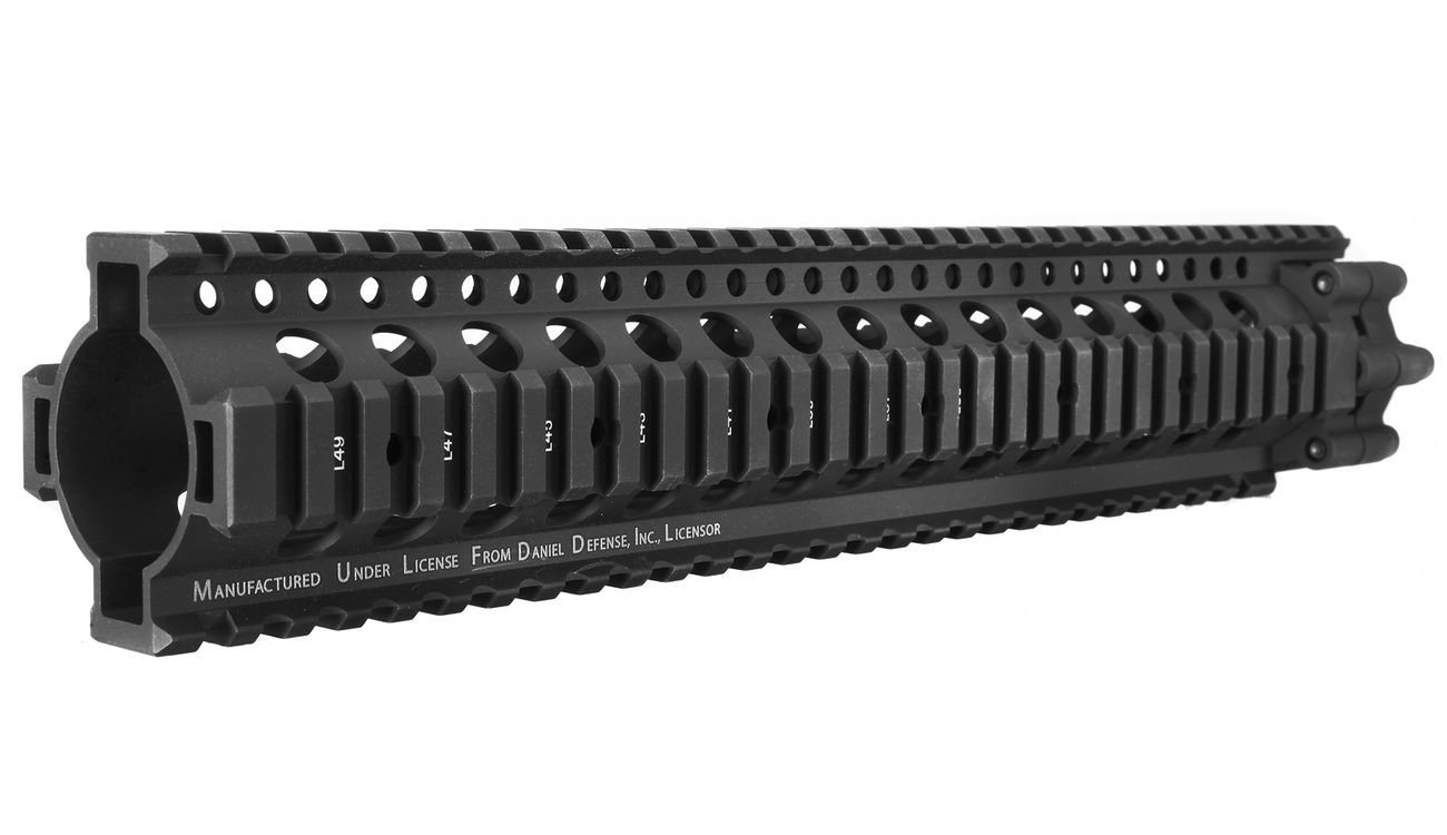 MadBull / Daniel Defense M4 / M16 Aluminium 7.62 Lite Rail 12 Zoll schwarz