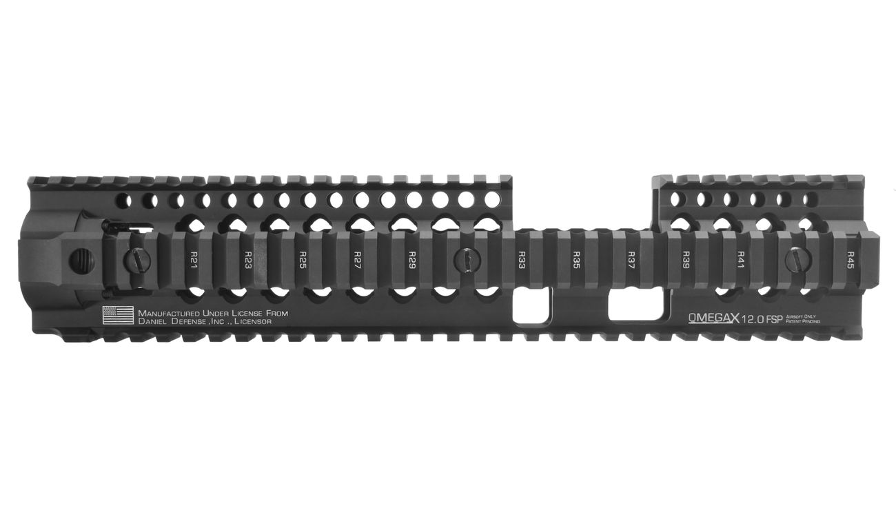 MadBull / Daniel Defense M16 Aluminium OmegaX Rail RAS 12.0 Zoll FSP schwarz Bild 2