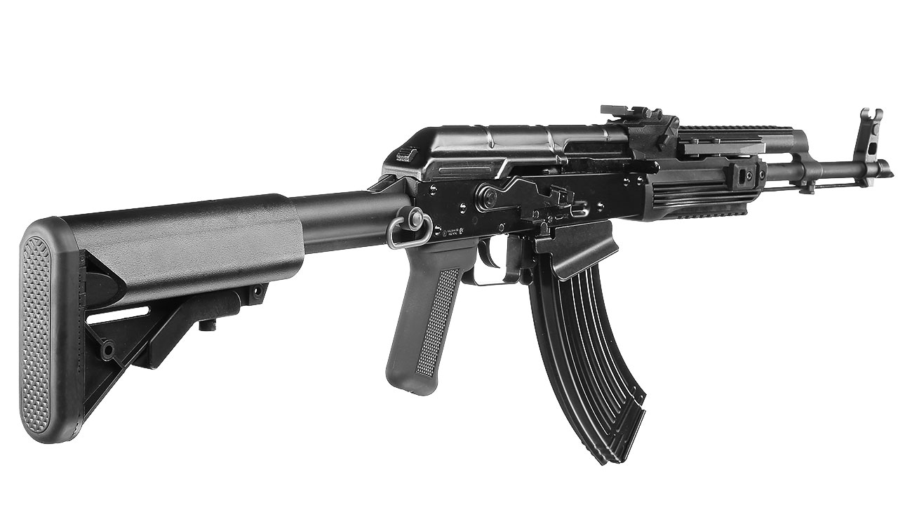 Wei-ETech AK-74 PMC Vollmetall AWSS Open-Bolt Gas-Blow-Back 6mm BB schwarz Bild 3