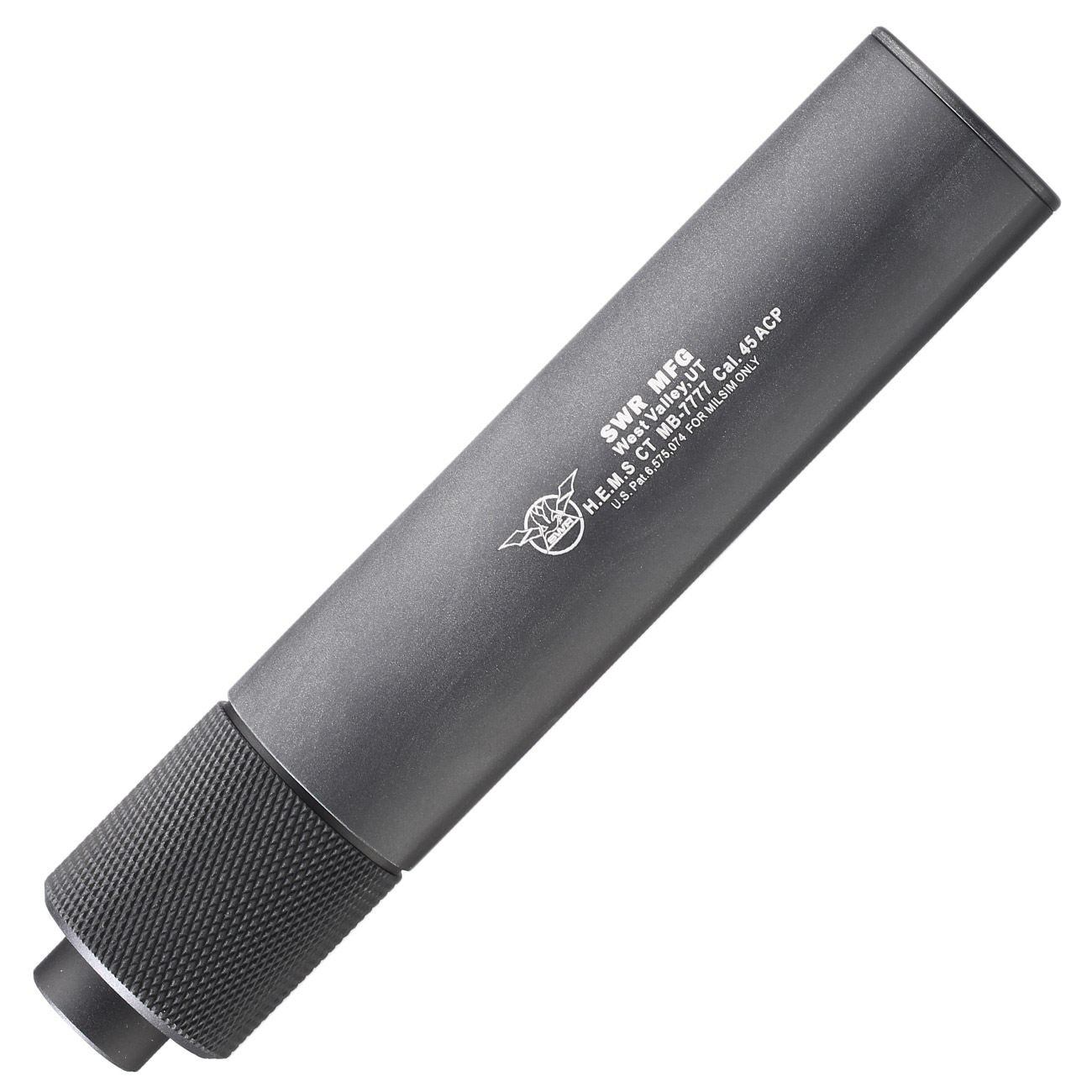 MadBull / SWS H.E.M.S. CT 6 3/4 Zoll Silencer 14mm- schwarz Bild 3