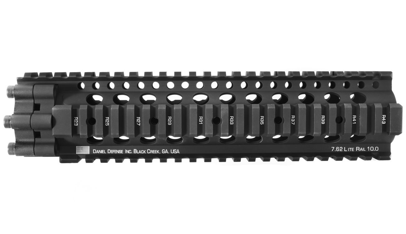 MadBull / Daniel Defense M4 / M16 Aluminium 7.62 Lite Rail 10 Zoll schwarz Bild 2