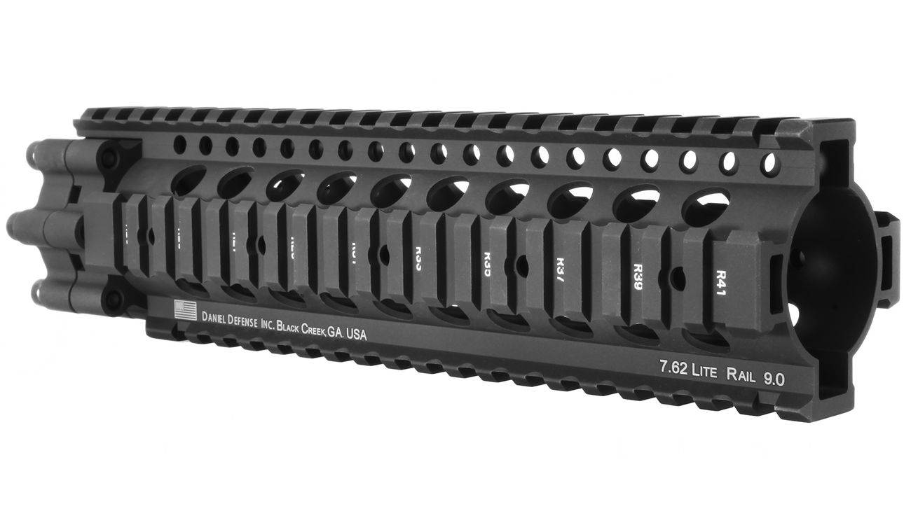 MadBull / Daniel Defense M4 / M16 Aluminium 7.62 Lite Rail 9.0 Zoll schwarz Bild 1