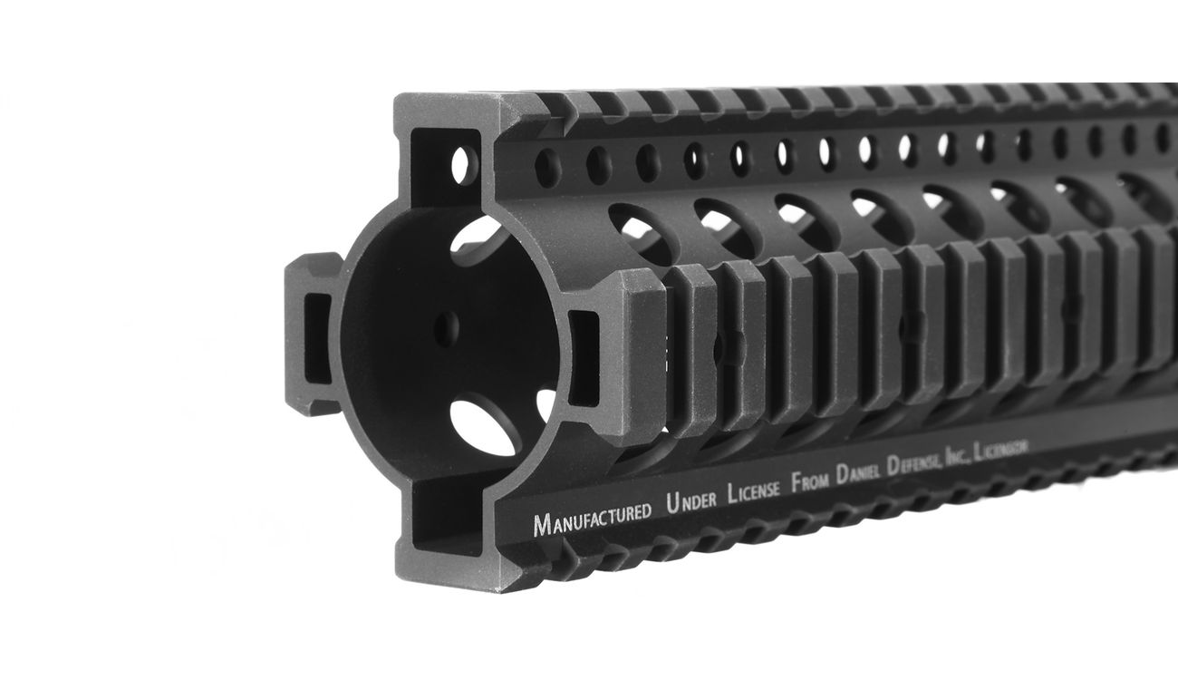MadBull / Daniel Defense M4 / M16 Aluminium 7.62 Lite Rail 9.0 Zoll schwarz Bild 3