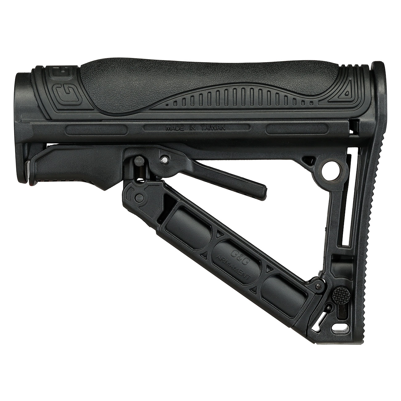 G&G GOS-V1 Ausziehschaft schwarz (f. M4 Stock Tube) Bild 1
