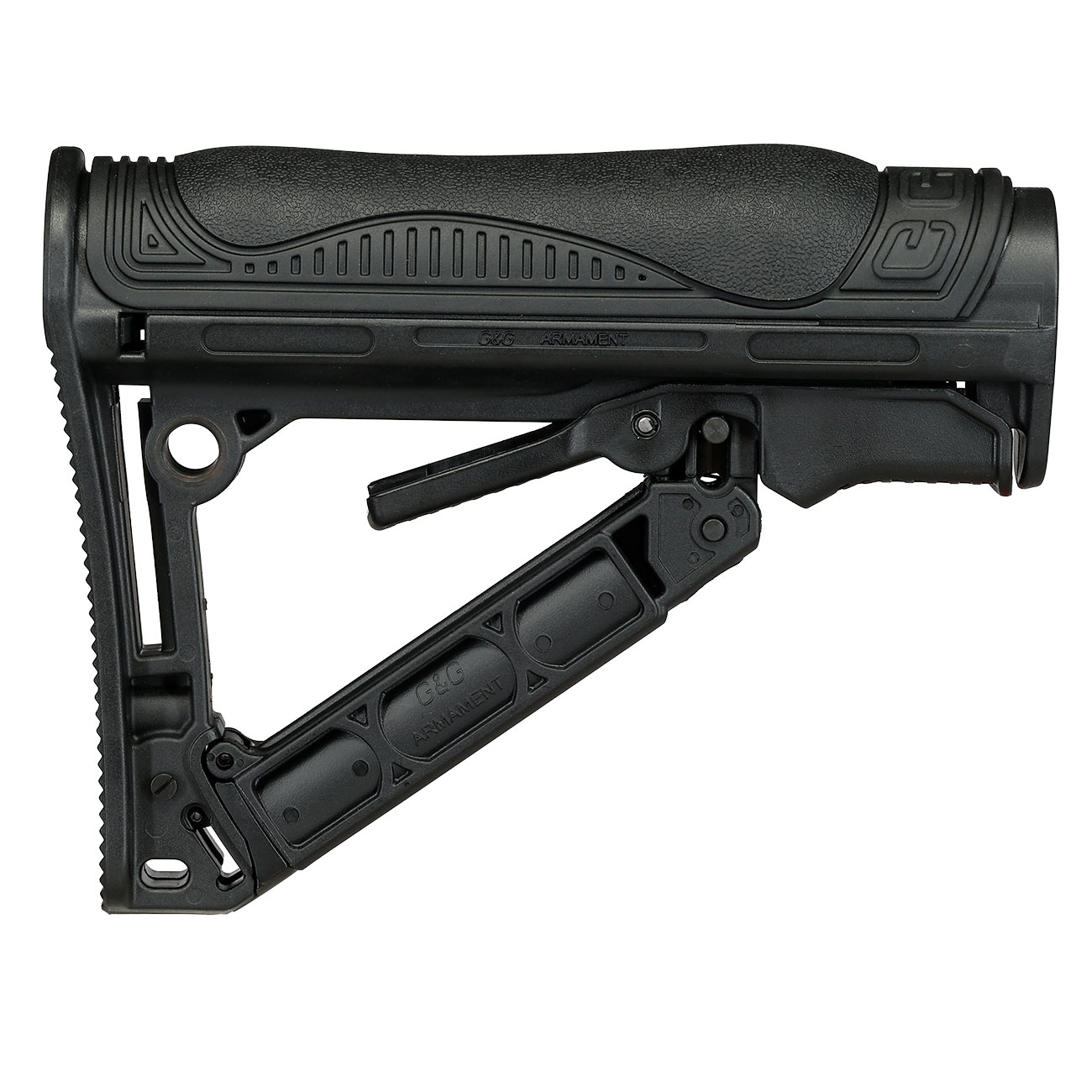 G&G GOS-V1 Ausziehschaft schwarz (f. M4 Stock Tube) Bild 2