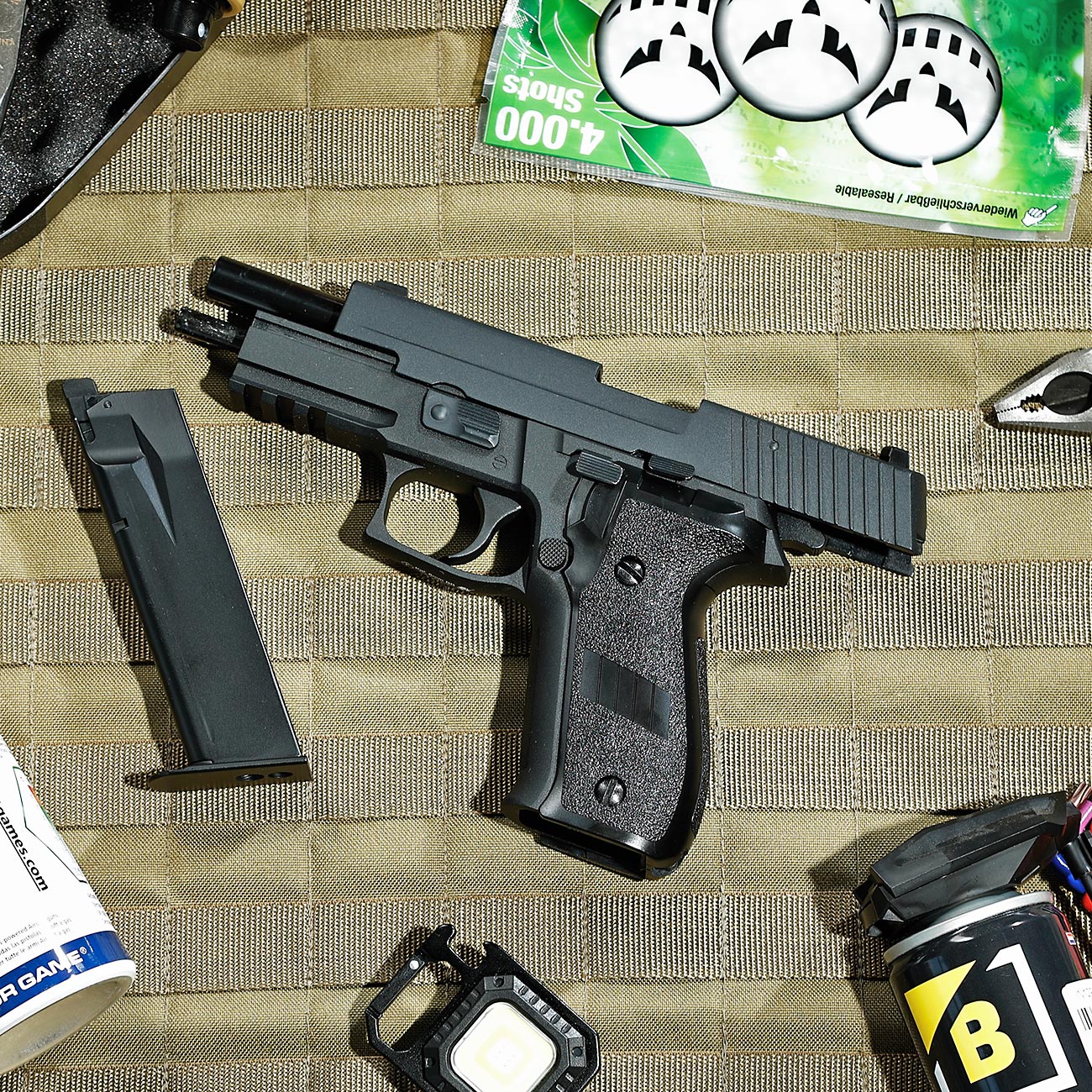 Socom Gear N226 MK25 Rail Vollmetall GBB 6mm BB schwarz Bild 1