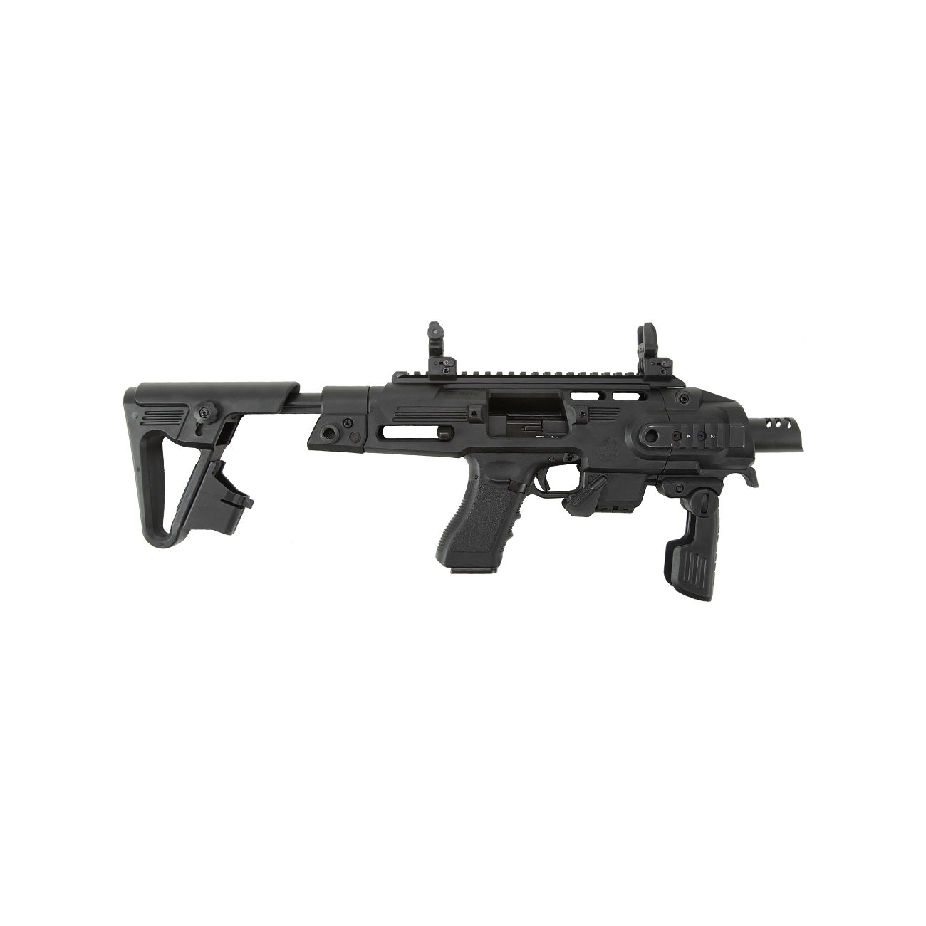 CAA Airsoft Division RONI Carbine Conversion Kit f. TM / KSC / WE G17 / G18C / G18 / G23F schwarz Bild 2