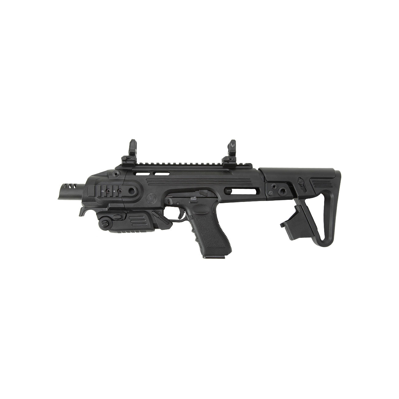 CAA Airsoft Division RONI Carbine Conversion Kit f. TM / KSC / WE G17 / G18C / G18 / G23F schwarz Bild 3