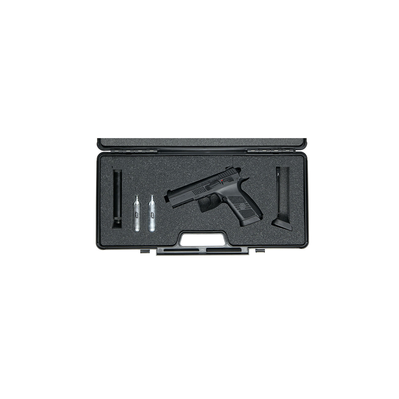 ASG CZ Ceska Zbrojovka Pistolenkoffer 8,5x23x46 cm schwarz Bild 1