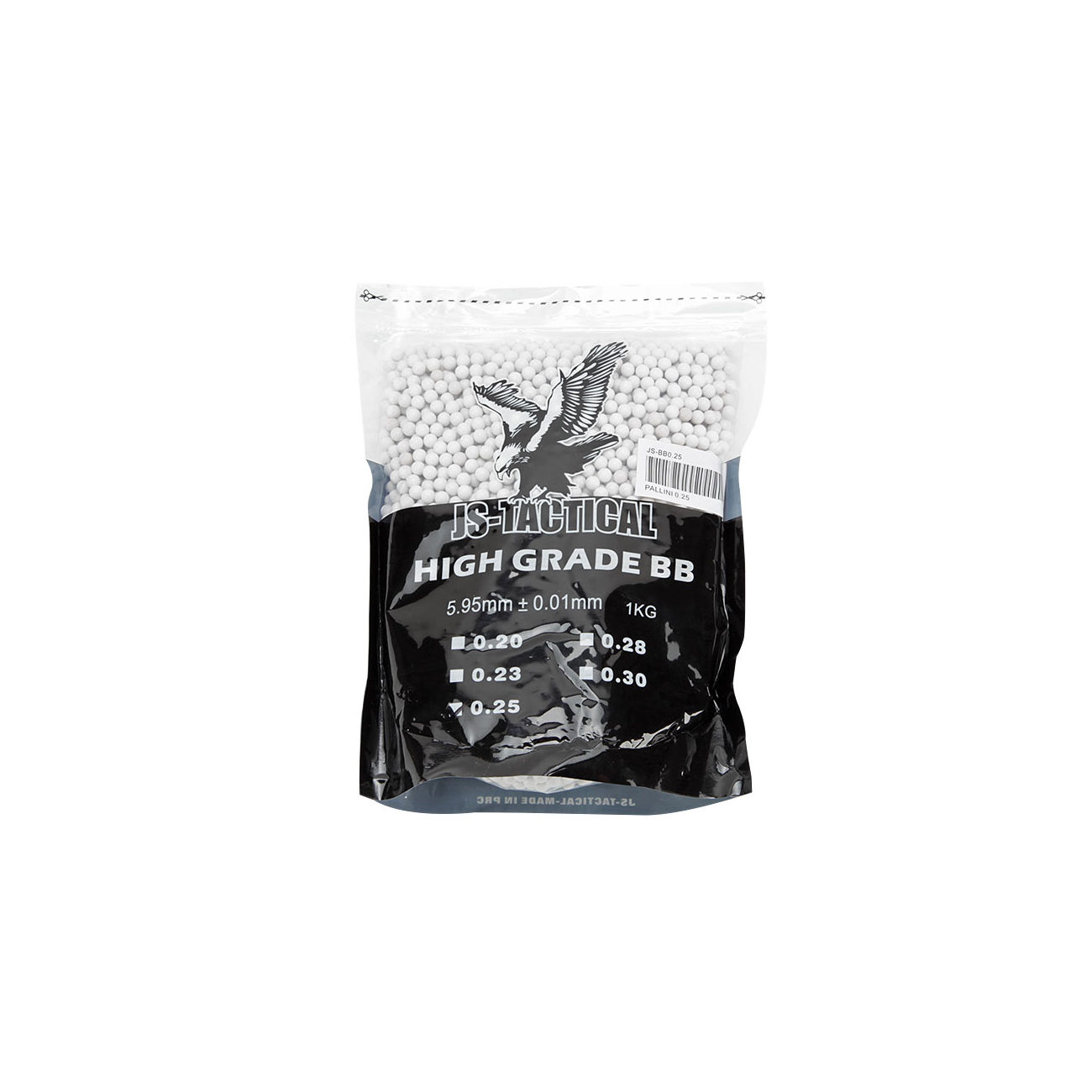 JS-Tactical High Grade BBs 0,25g 4.000er Beutel weiss