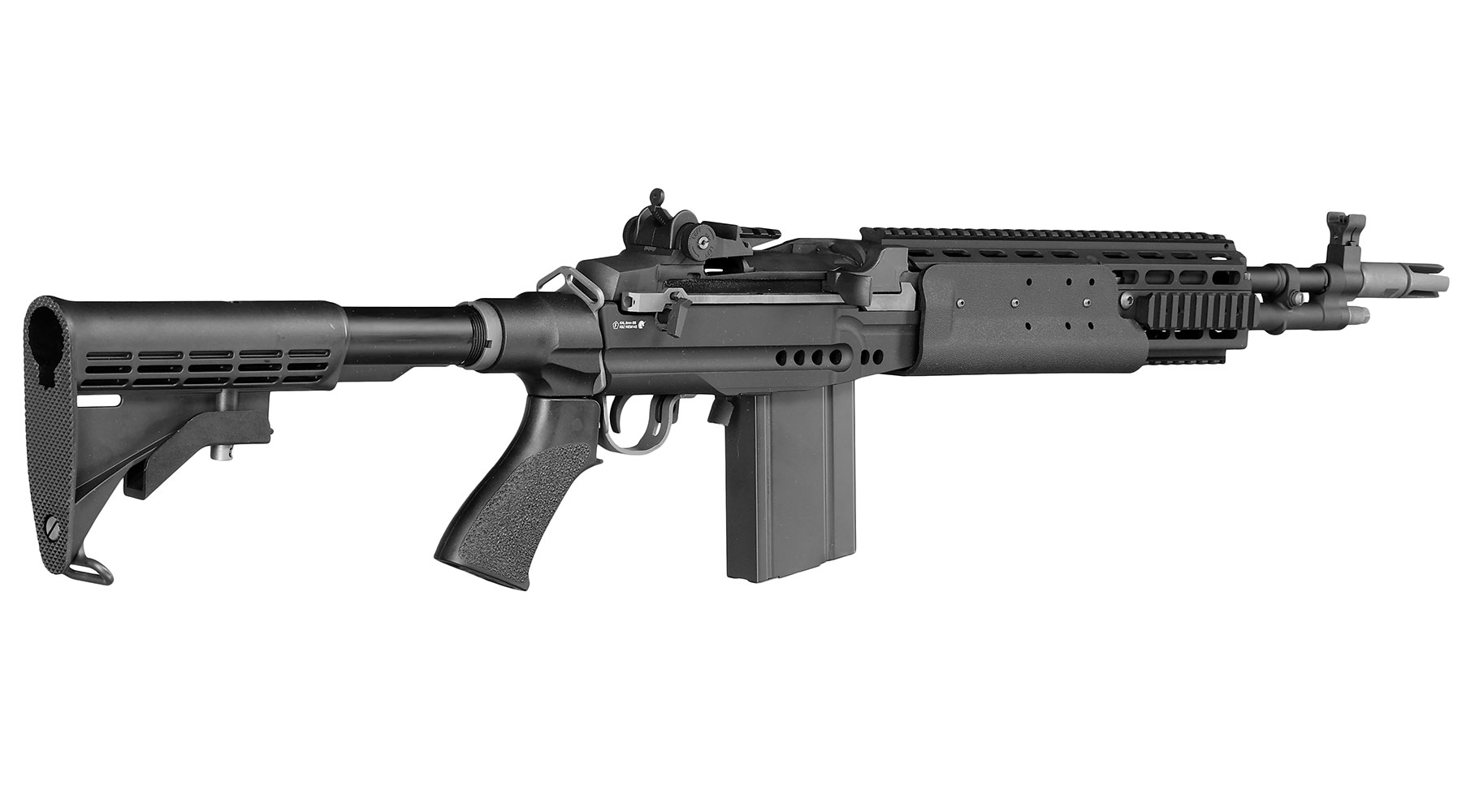 Socom Gear MK14 Mod. 1 EBR Vollmetall AWSS Open-Bolt Gas-Blow-Back 6mm BB schwarz Bild 3