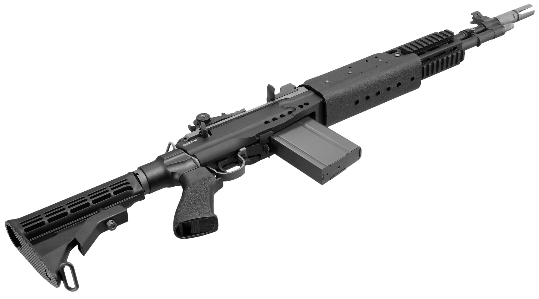 Socom Gear MK14 Mod. 1 EBR Vollmetall AWSS Open-Bolt Gas-Blow-Back 6mm BB schwarz Bild 4