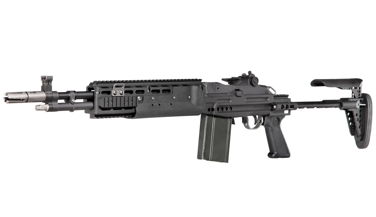 Socom Gear MK14 Mod. 0 EBR Vollmetall AWSS Open-Bolt GBB 6mm BB schwarz