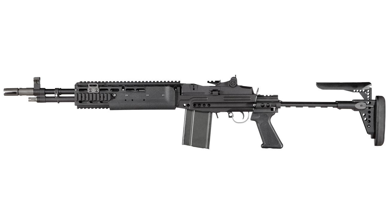 Socom Gear MK14 Mod. 0 EBR Vollmetall AWSS Open-Bolt GBB 6mm BB schwarz Bild 1