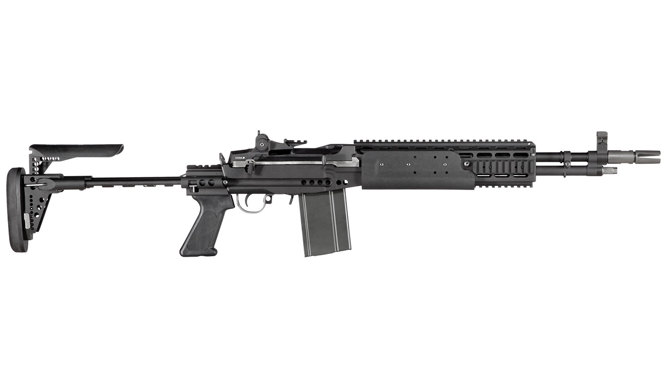 Socom Gear MK14 Mod. 0 EBR Vollmetall AWSS Open-Bolt GBB 6mm BB schwarz Bild 2
