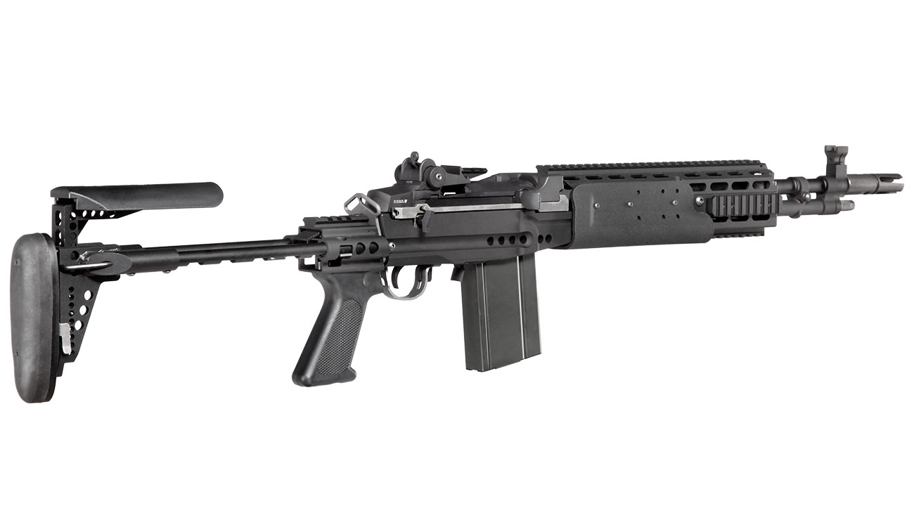 Socom Gear MK14 Mod. 0 EBR Vollmetall AWSS Open-Bolt GBB 6mm BB schwarz Bild 3