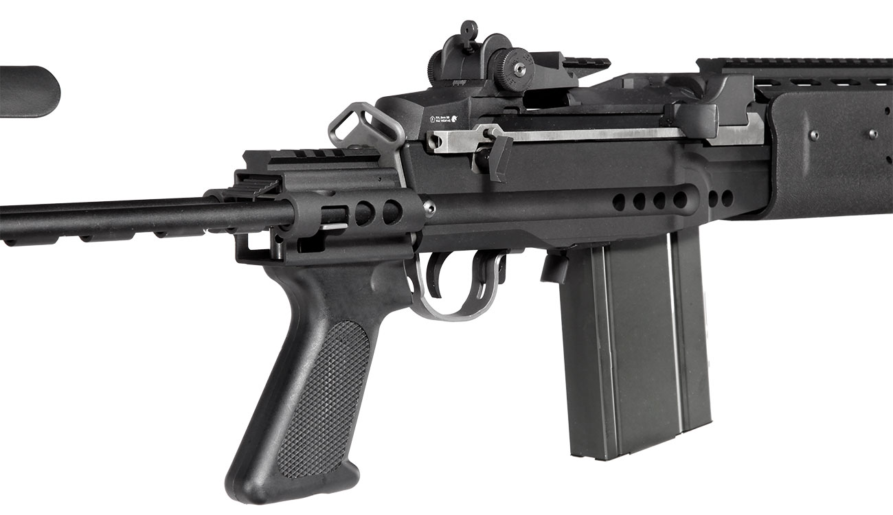 Socom Gear MK14 Mod. 0 EBR Vollmetall AWSS Open-Bolt GBB 6mm BB schwarz Bild 8