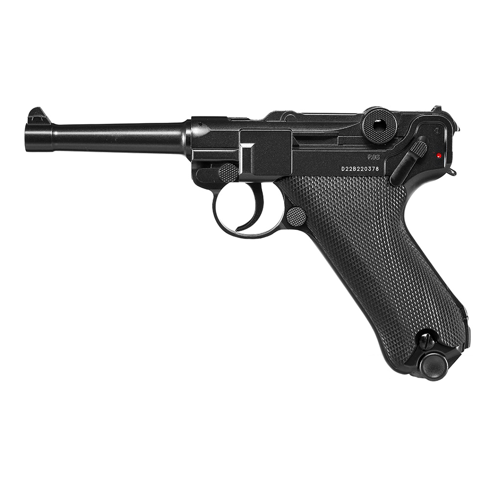 Legends P08 Airsoft Vollmetall CO2 NBB 6mm BB schwarz Bild 1