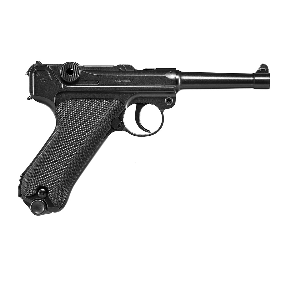 Legends P08 Airsoft Vollmetall CO2 NBB 6mm BB schwarz Bild 2