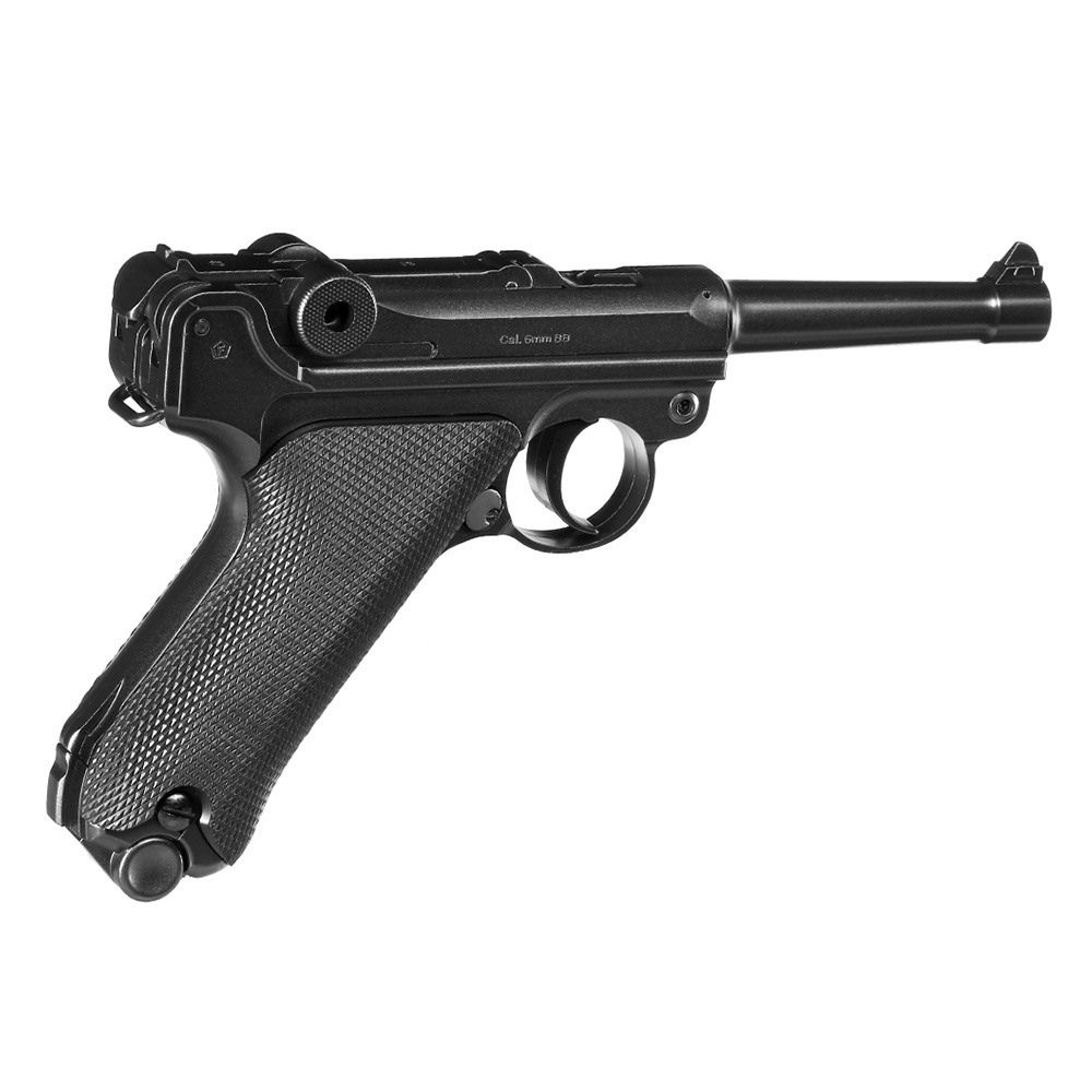 Legends P08 Airsoft Vollmetall CO2 NBB 6mm BB schwarz Bild 3