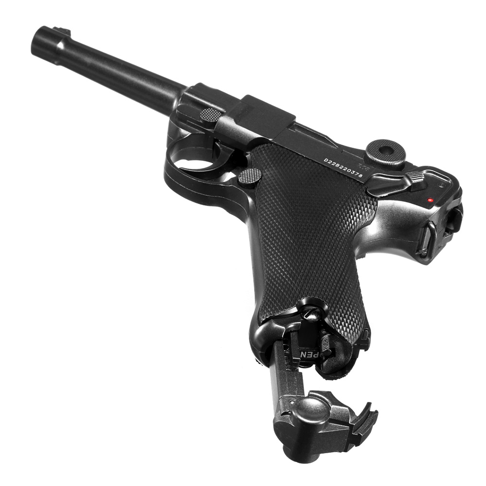 Legends P08 Airsoft Vollmetall CO2 NBB 6mm BB schwarz Bild 4