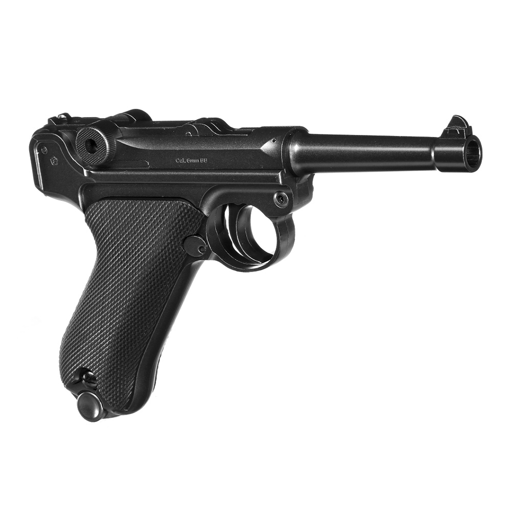 Legends P08 Airsoft Vollmetall CO2 NBB 6mm BB schwarz Bild 6