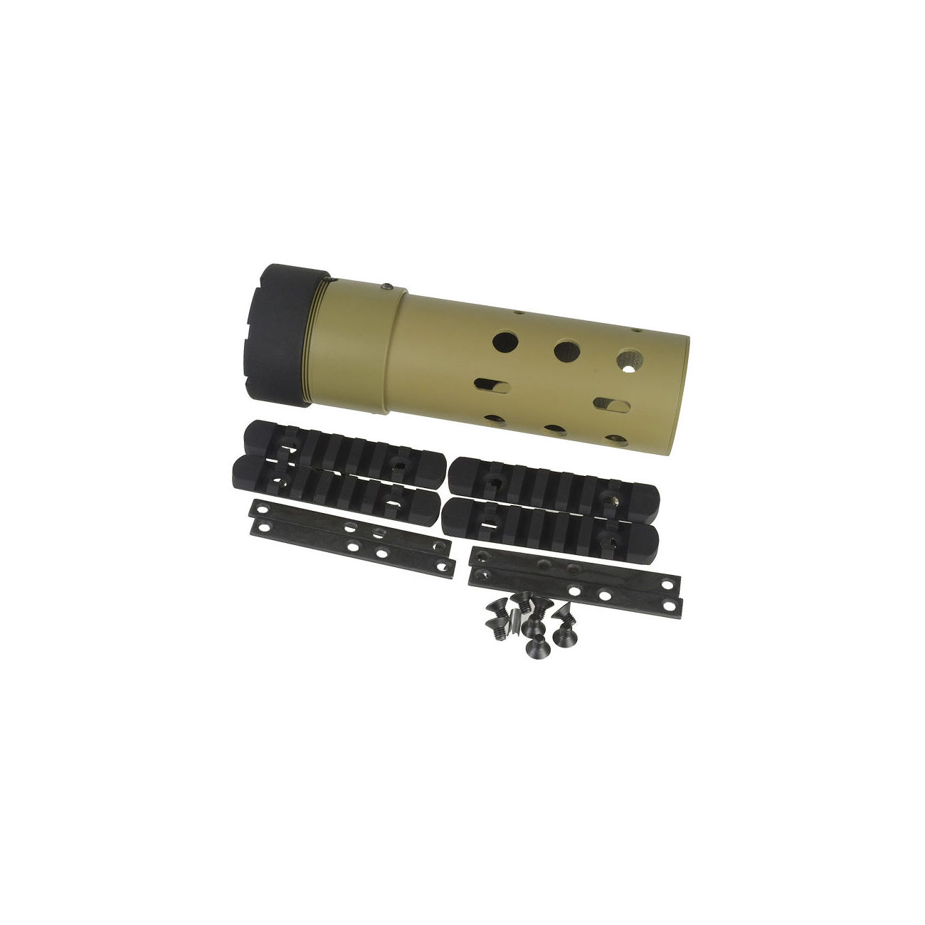 MadBull / PRI M4 Gen. III Round Rail Handguard 7 Zoll Tan