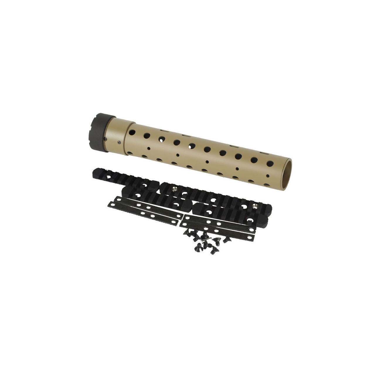 MadBull / PRI M4 Gen. III Round Rail Handguard 12,5 Zoll Tan