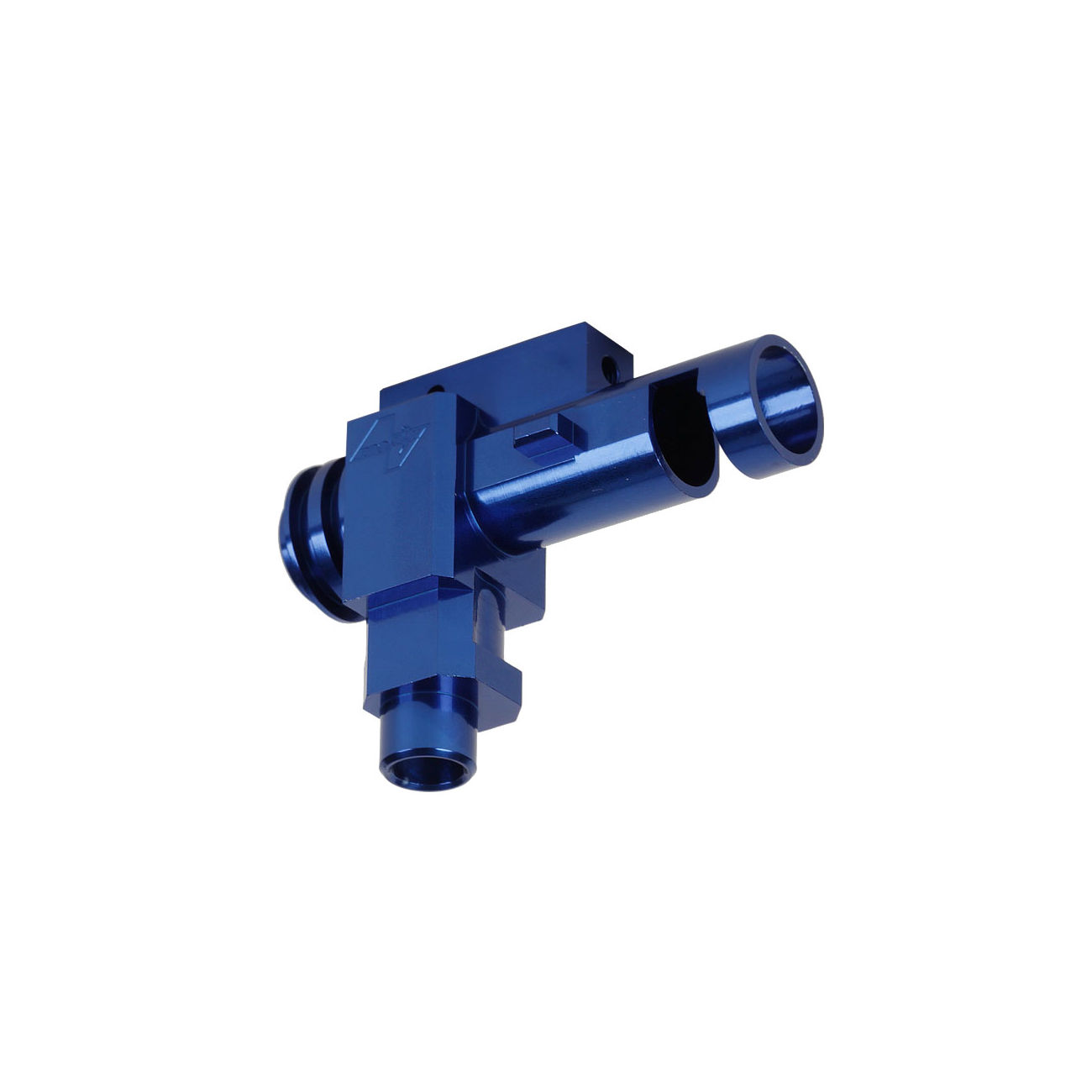 Pro-Win CNC Aluminium Hop-Up Chamber Drum-Type f. M4 / M16 AEG / S-AEG blau Bild 1