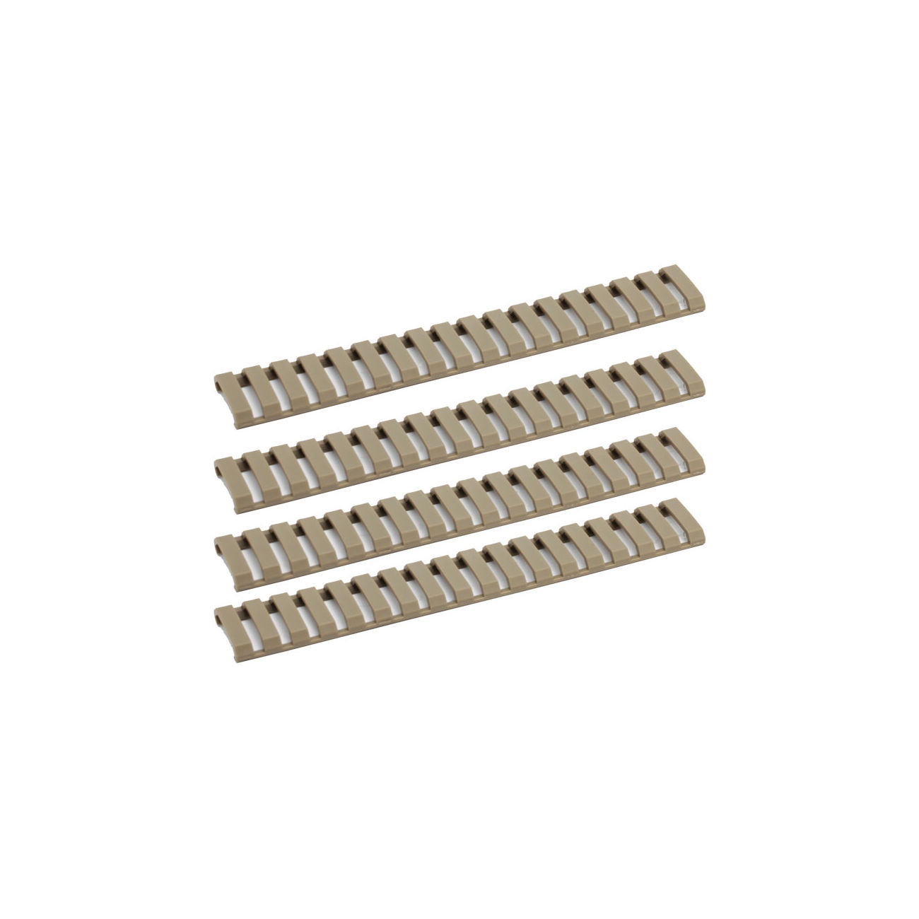 G&G Ladder Rail Cover 178mm 4er Set - Desert Tan