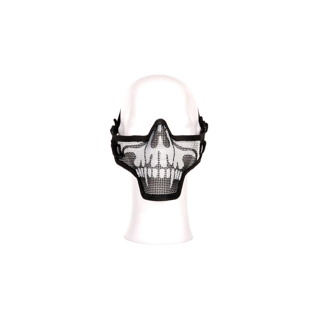 101 INC Gittermaske halb Totenkopf