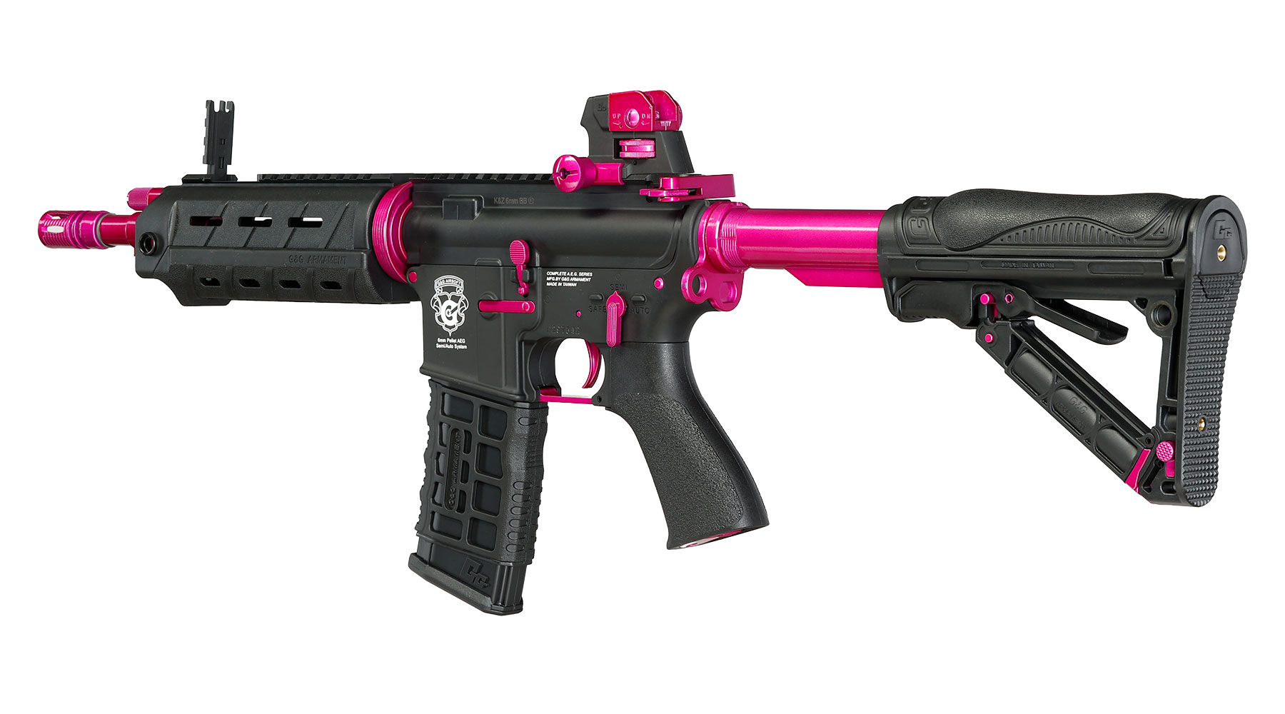 G&G GR4 G26 BlowBack S-AEG 6mm BB Pink 'n' Black - Special Edition Bild 11