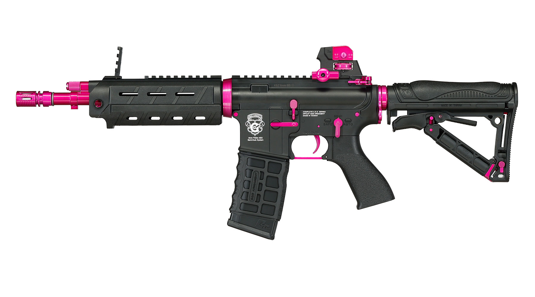 G&G GR4 G26 BlowBack S-AEG 6mm BB Pink 'n' Black - Special Edition Bild 2