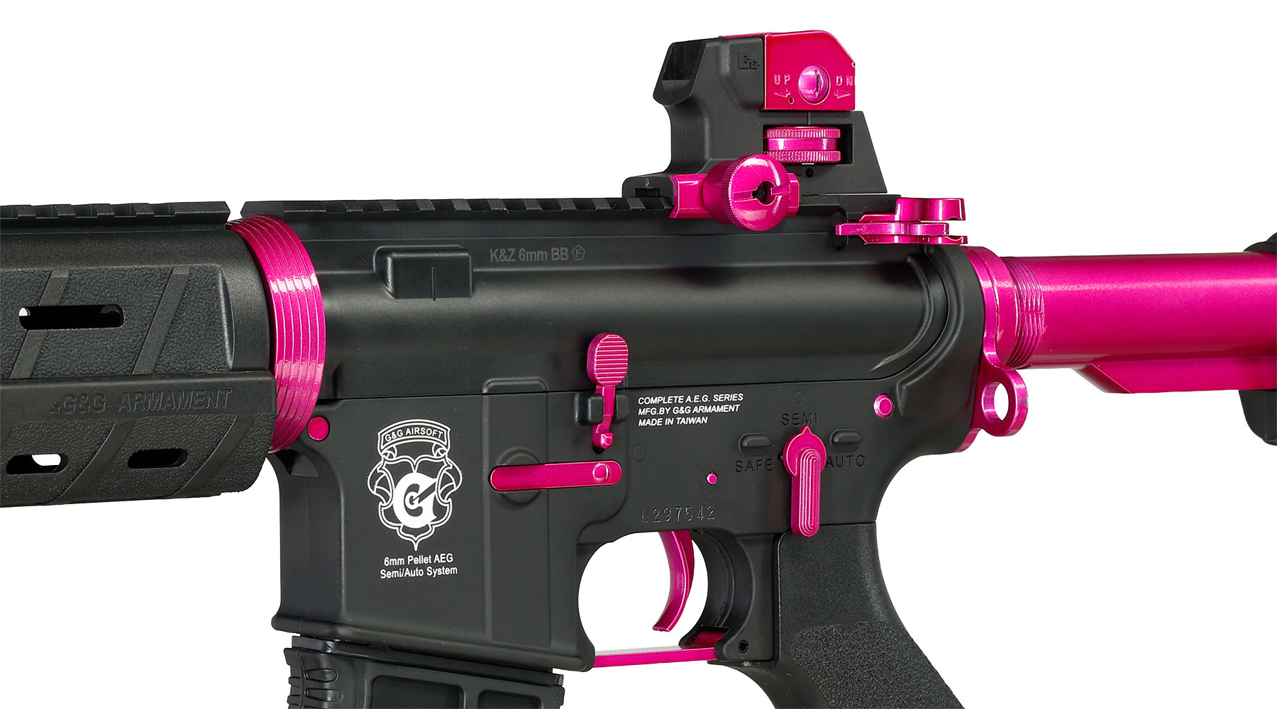 G&G GR4 G26 BlowBack S-AEG 6mm BB Pink 'n' Black - Special Edition Bild 8
