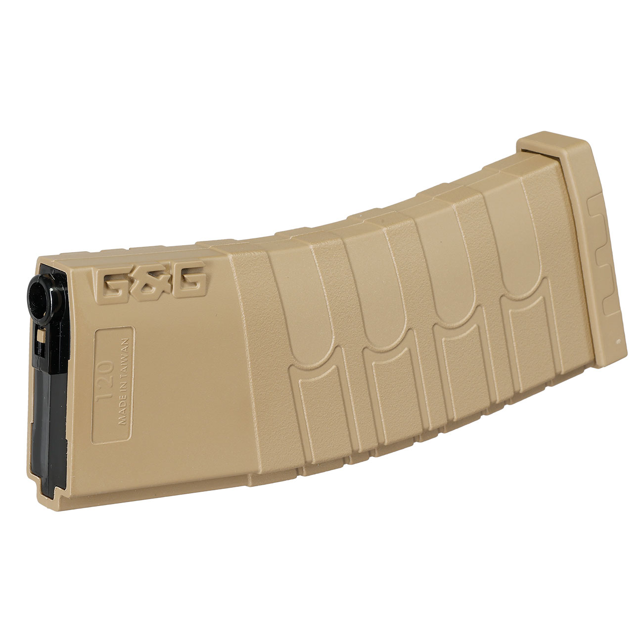 G&G M4 Polymer Magazin 120 Schuss Tan