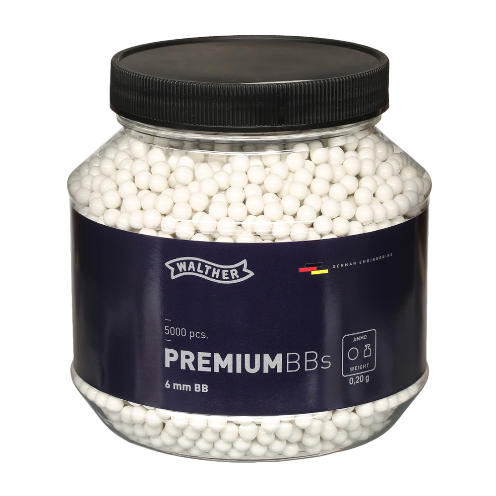 Walther Premium BBs 0,20g 5.000er Container wei