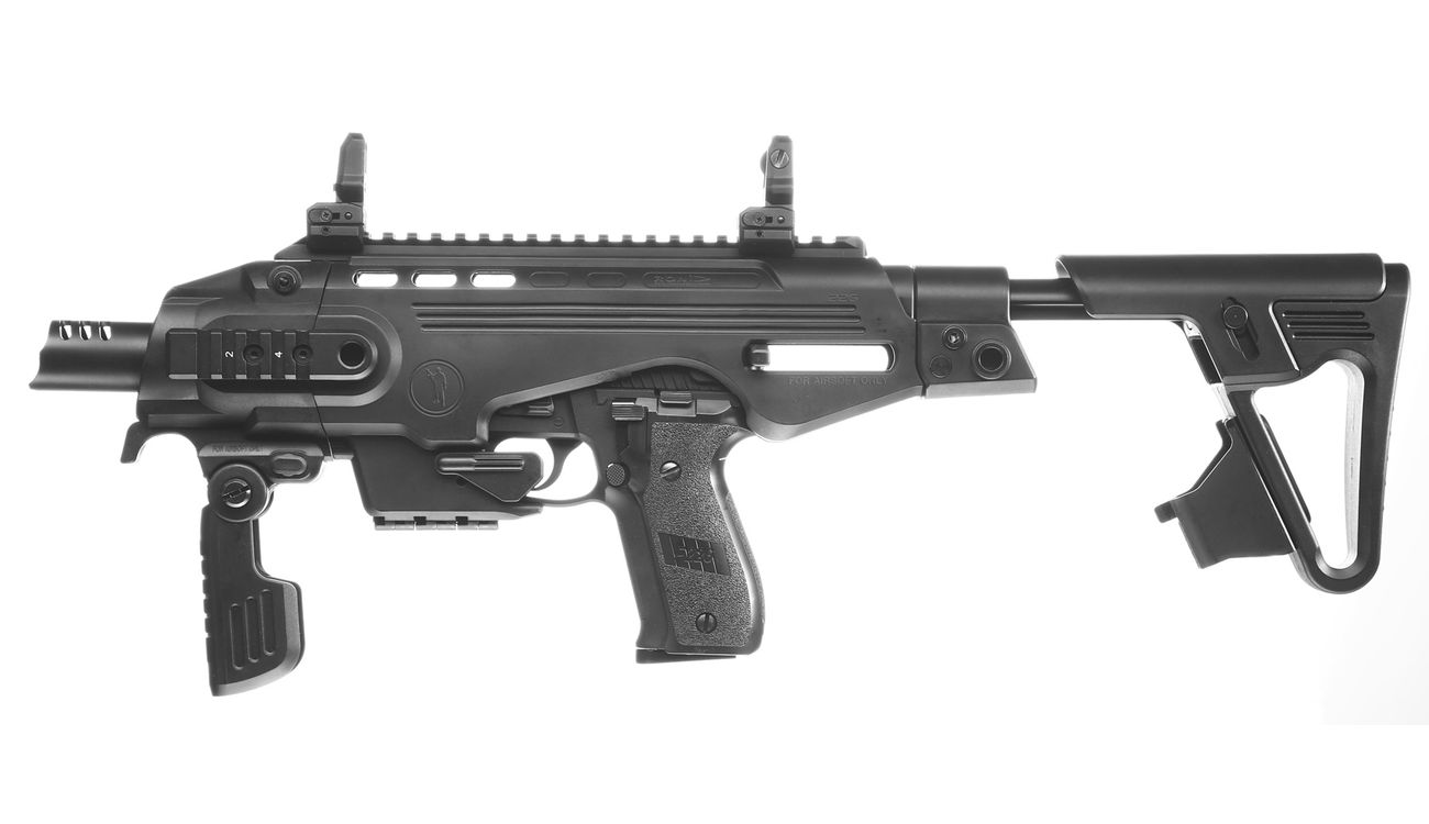CAA Airsoft Division RONI Carbine Conversion Kit f. TM / KSC / WE / KJ P226 schwarz Bild 1