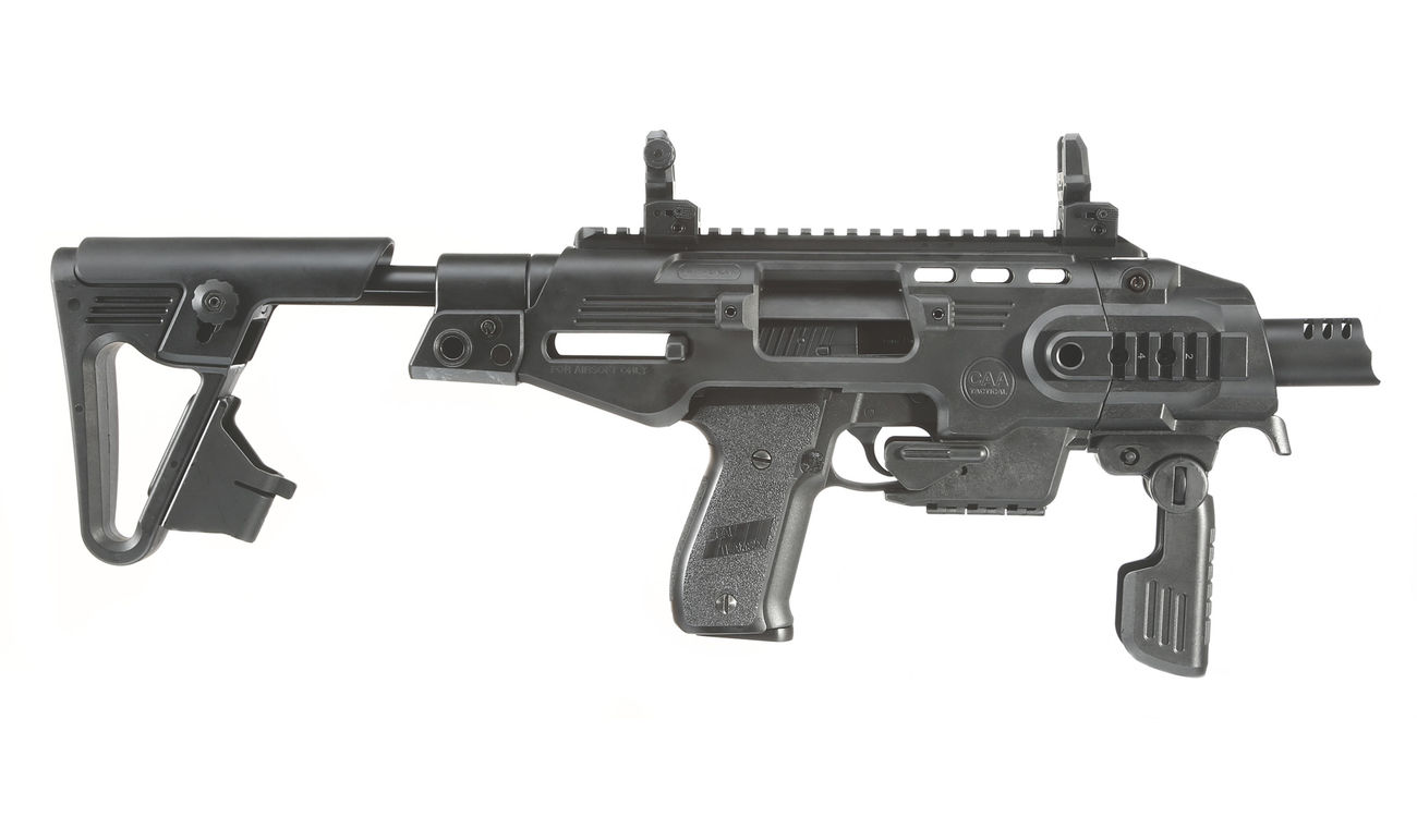 CAA Airsoft Division RONI Carbine Conversion Kit f. TM / KSC / WE / KJ P226 schwarz Bild 2