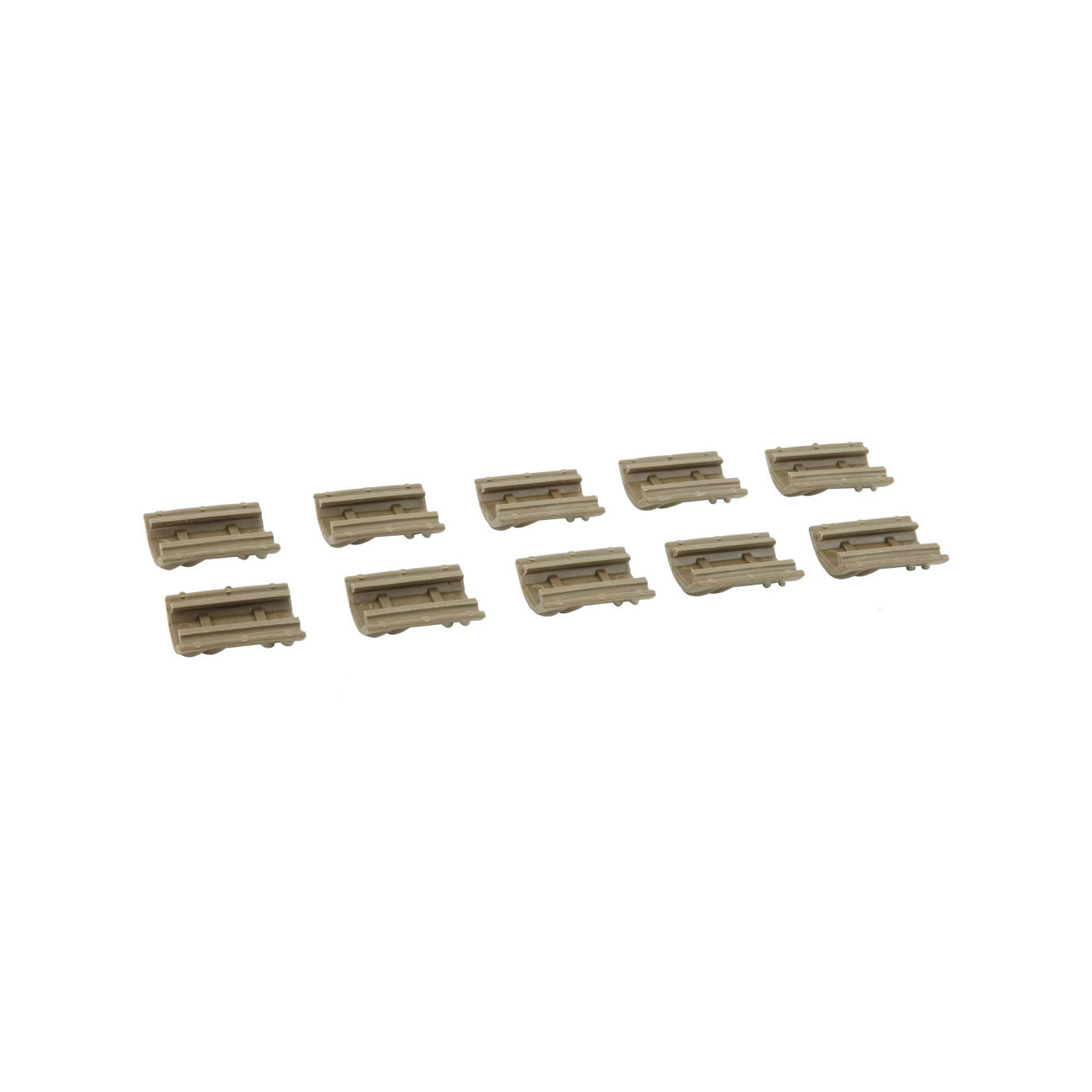 Element TD-Style Rubber Rail Covers kurz 10 Stck - Tan Bild 1