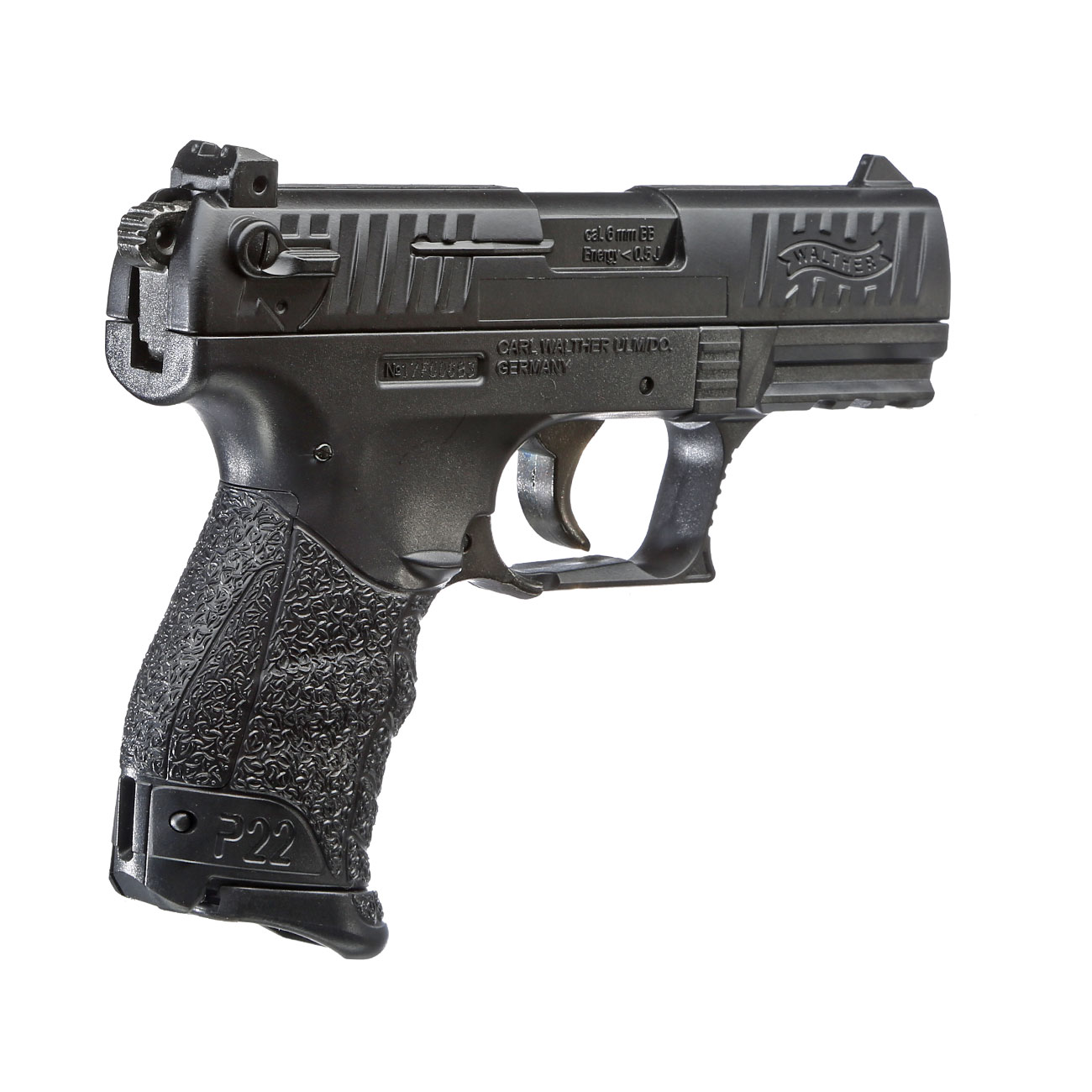 Umarex Walther P22Q HW mit Metallschlitten Springer 6mm BB schwarz Bild 3