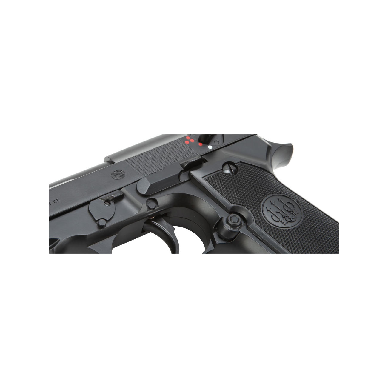 Beretta M92 A1 Tactical Metallschlitten Komplettset AEP 6mm BB schwarz Bild 3