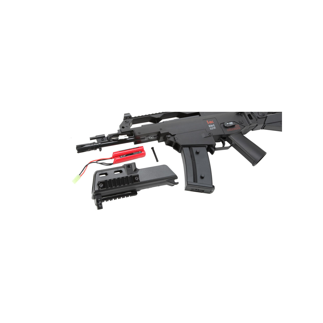 Heckler & Koch G36C IDZ DualPower Komplettset AEG / Springer 6mm BB schwarz Bild 4