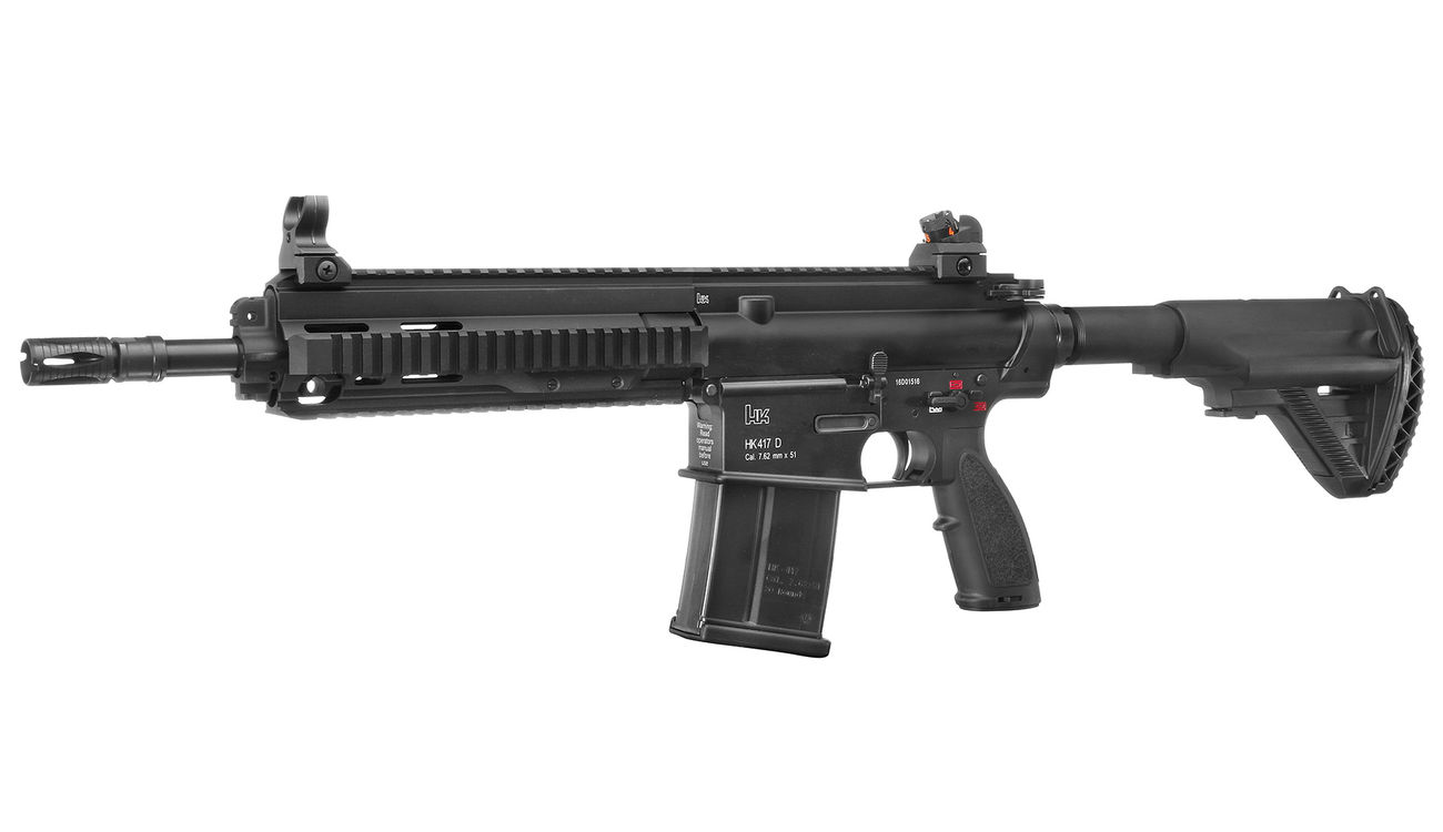 Heckler & Koch HK417 D Airsoft Vollmetall Gas-Blow-Back 6mm BB schwarz