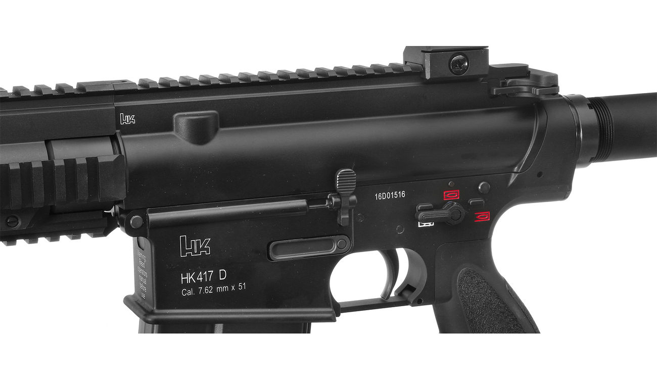 Heckler & Koch HK417 D Airsoft Vollmetall Gas-Blow-Back 6mm BB schwarz Bild 4