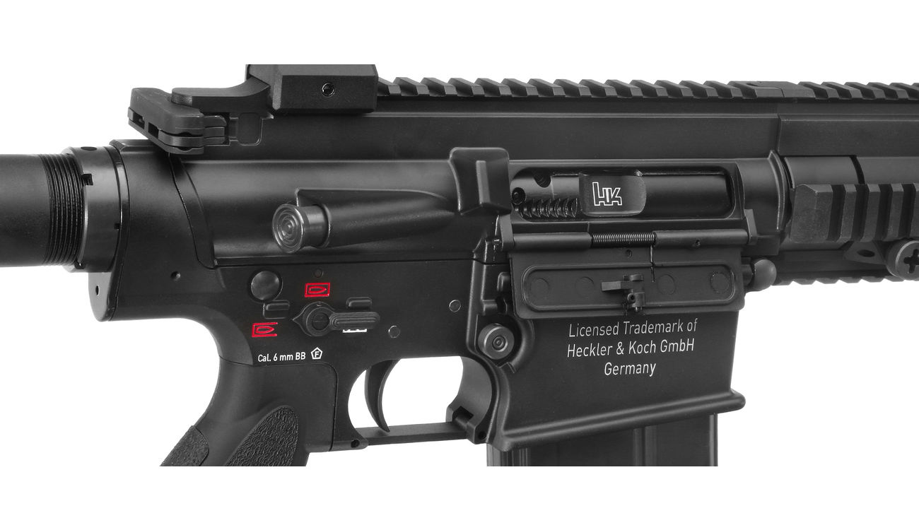 Heckler & Koch HK417 D Airsoft Vollmetall Gas-Blow-Back 6mm BB schwarz Bild 6