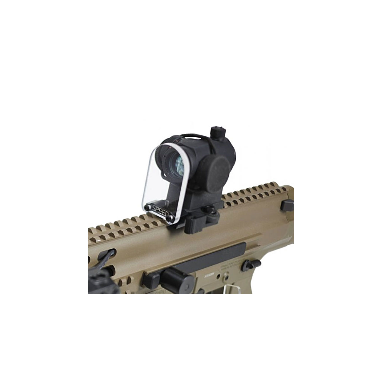 Speed Airsoft T1 BB Schutzschild fr 21mm Montageschienen Bild 1