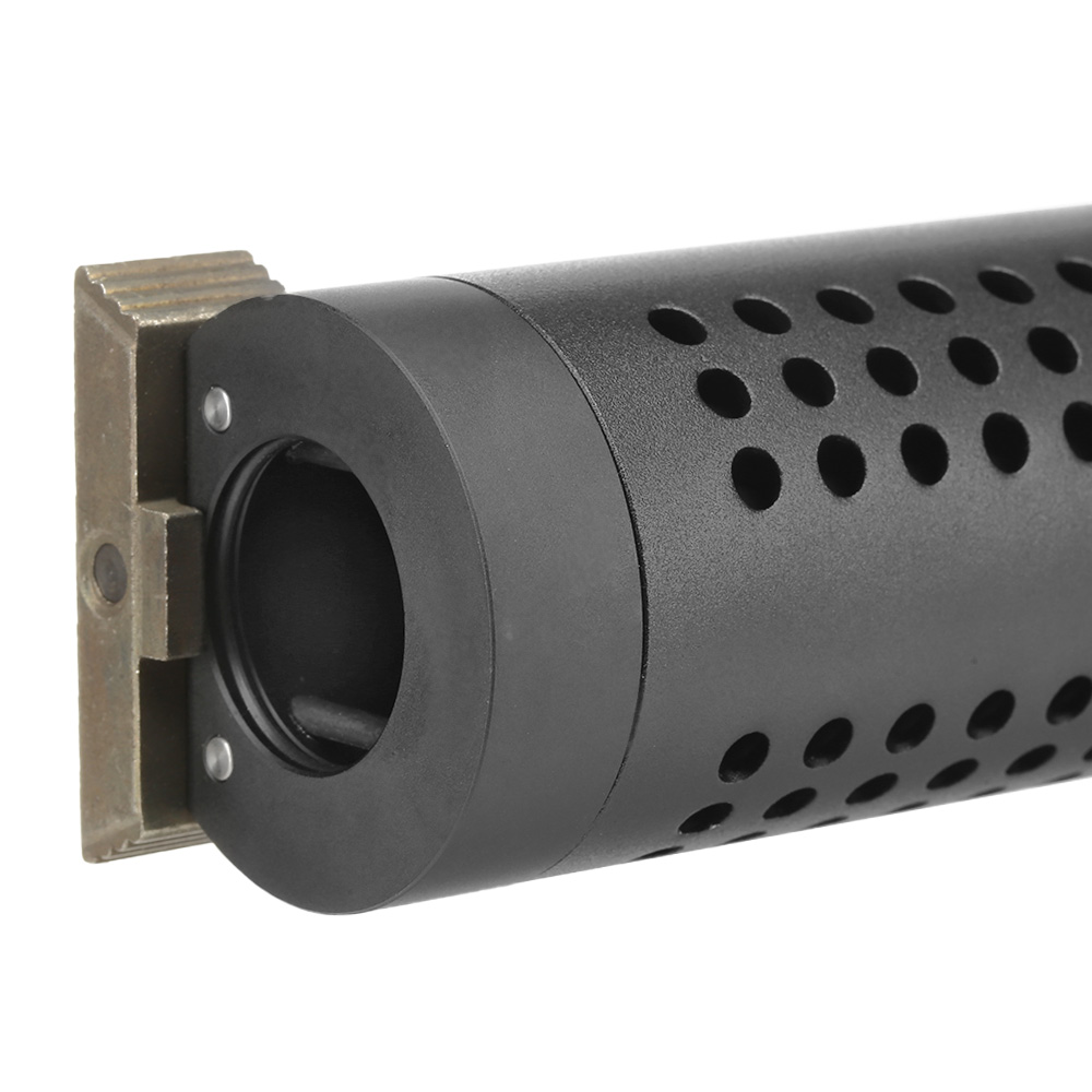 ICS NT3 QD Aluminium Silencer f. ICS M4 / M16 Birdcage Flash-Hider schwarz Bild 5