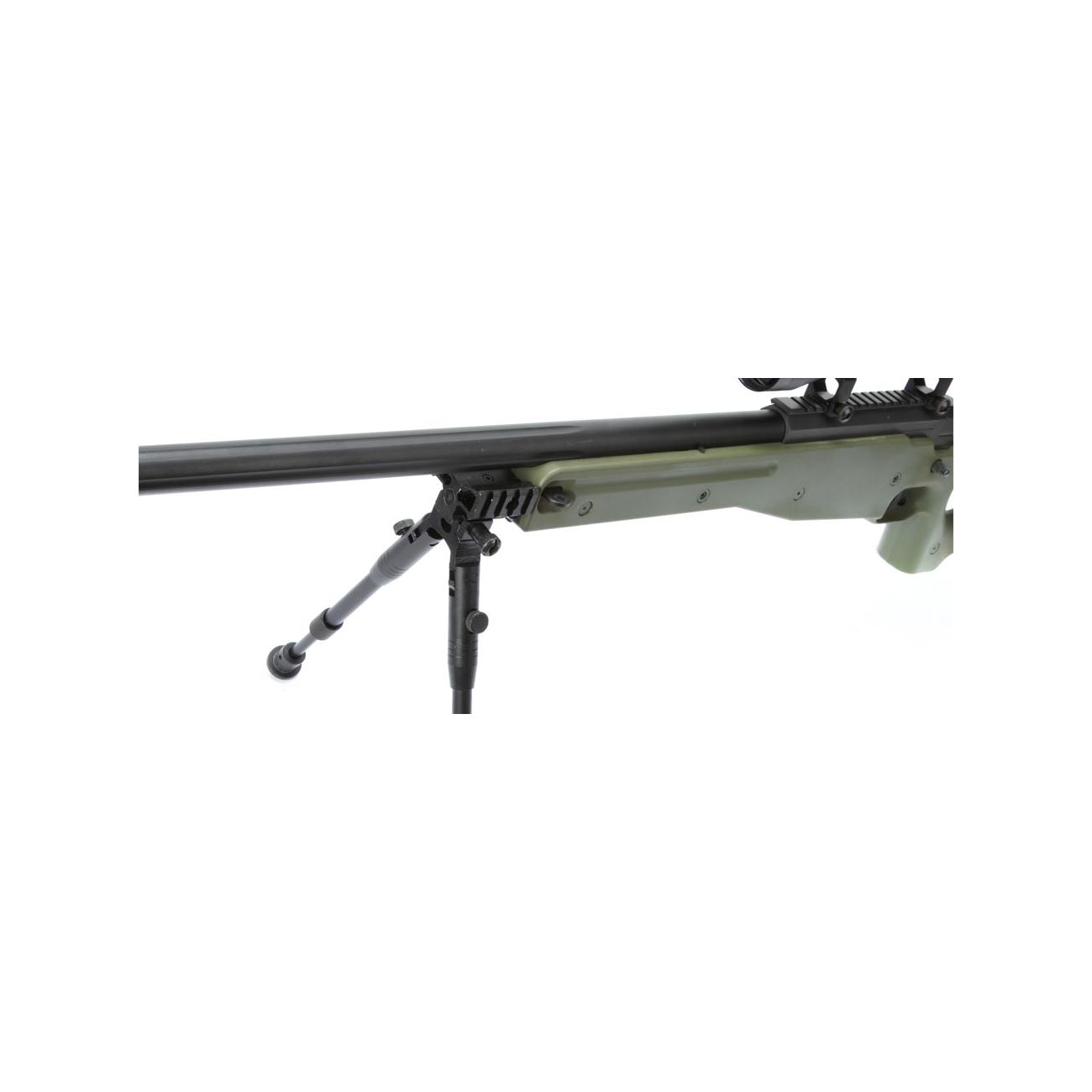 Well L96 AWS-338 Snipergewehr inkl. Zweibein / Zielfernrohr Springer 6mm BB oliv Bild 2