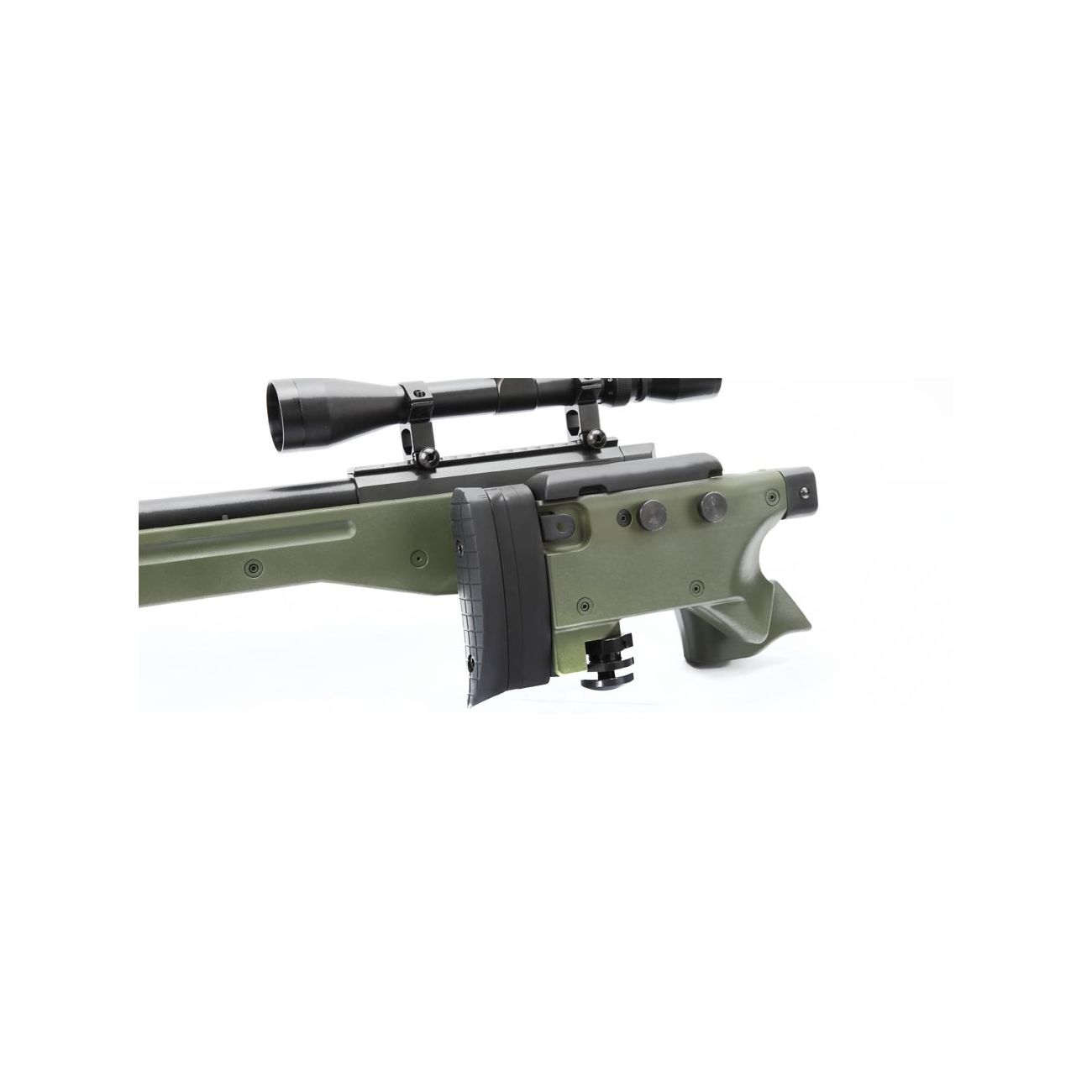 Well L96 AWS-338 Snipergewehr inkl. Zweibein / Zielfernrohr Springer 6mm BB oliv Bild 1